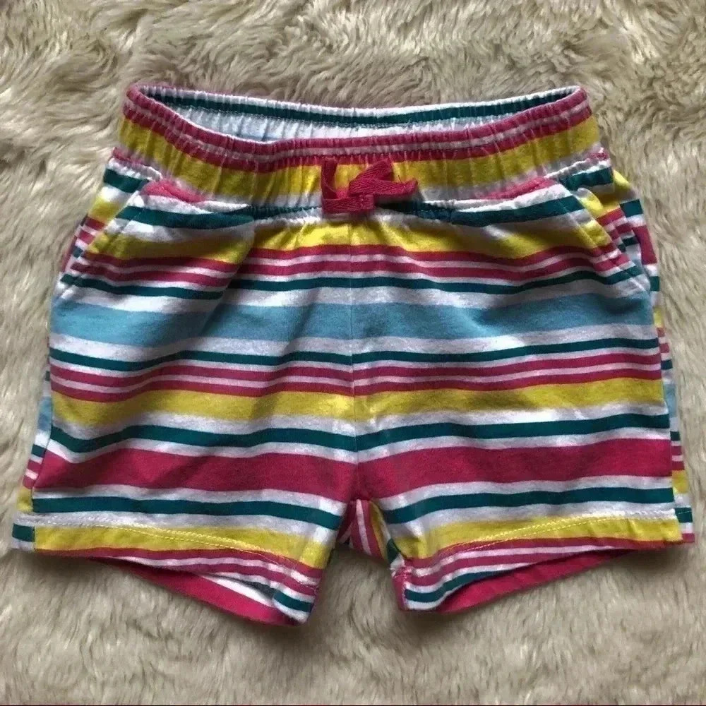 Pekkle Colourful Elastic Shorts Girls Size 18M